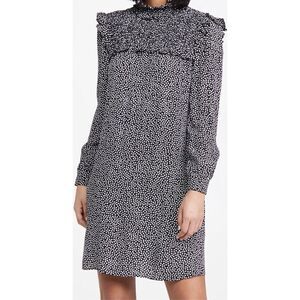 NWT $228 Rebecca Minkhoff Sharon Dress longsleeve black, women’s S